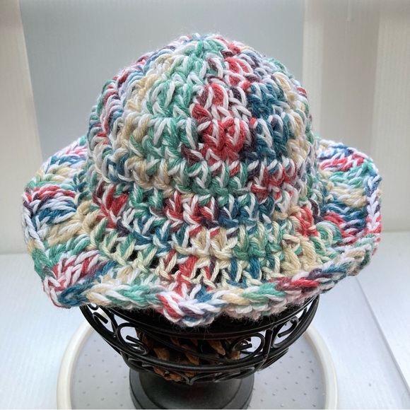 Bucket Hat Handmade Crocheted Toddler Girl - Picture 6 of 12